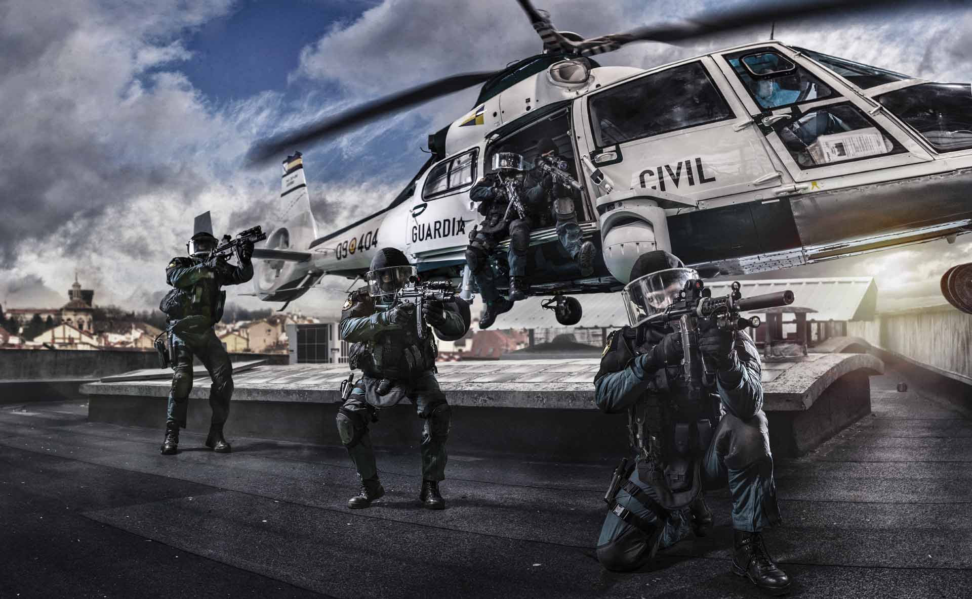 Unidad especial Guardia Civil